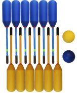 Knotsbal Set Blauw/Geel