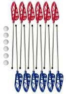 Lacrosse Set Rood/Blauw