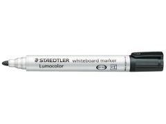 Whiteboard marker zwart Rond 2 mm